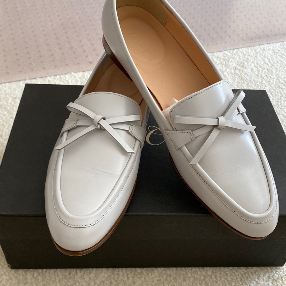 J Crew Academy Loafers in Leather